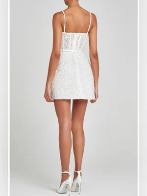 Nadine Merabi Alice Embellished Cocktail Minidress 14 thumbnail 10
