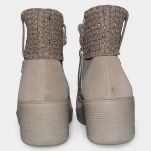 Skechers Martha Stewart Pier-Lite Fall Stunner Suede Boots 8.5 Taupe NWT thumbnail 5