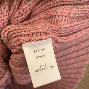 Current Air Textured Knit Sweater in Dusty Pink thumbnail 4