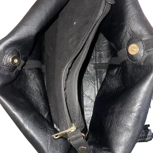 Faux Suede Shoulder Bag Crossbody Strap Hobo Slouchy Tote with small pouch thumbnail 3