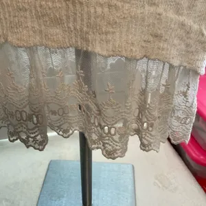 a.n.a Cream Lace Hem Sweater Top thumbnail 6