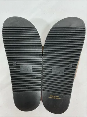 Womans New Ankis Slip On Slides Size 8 Brown Buckle Band Low Heel thumbnail 4