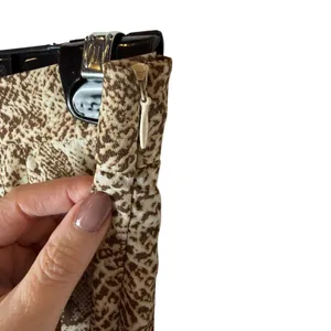 PrettyLittleThing Pants Women‎ 10 Brown Ivory Snake Print Wide Leg High Rise thumbnail 6