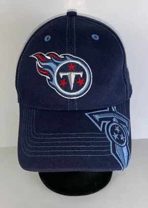 Tennessee Titans Logo NFL Football Hap Cap Blue Embroidered Adjustable Casual thumbnail 1