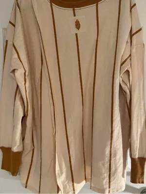 Free People Home Game Stripe Layer Top thumbnail 1