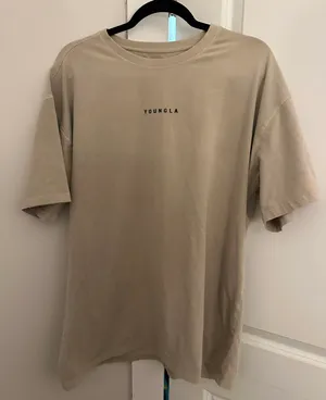 YoungLA Shirt Tan Size XL thumbnail 2