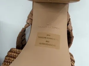 Steve Madden Braided Tan Slide Heels size 8M thumbnail 5