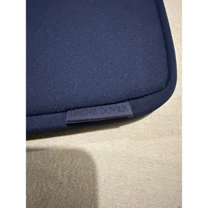 Dagne Dover 12" Navy Blue Neoprene crossbody bag for iPad/mini Laptop *No Strap* thumbnail 2