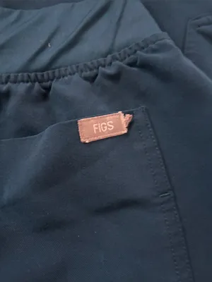 FIGS Zamora Jogger Scrub Pants Women’s Deep Reef Blue Medical Uniform Size S/P thumbnail 6