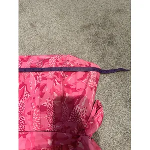 VTG Lilly Pulitzer Strapless‎ Tube Corset Lined Silk Dress Pink Floral Sz 0 thumbnail 4