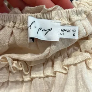 Petal & Pup Cotton Off the shoulder short sleeve ruched mini dress 6 thumbnail 4