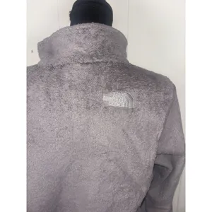 The North Face Osito Fleece Jacket‎ Womens Medium Gray Full Zip Soft High Pile thumbnail 4