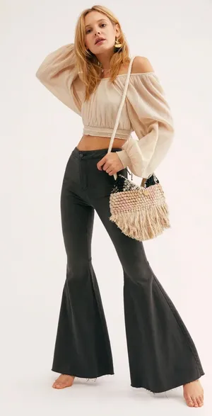 We the Free Just Float On High Waist Flare Jeans thumbnail 1