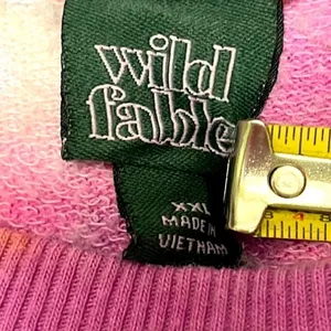 Wild Fable Bright and Comfy Tie Dye Crewneck Cropped Sweatshirt- XXL thumbnail 6