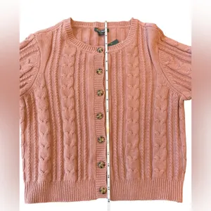 Women’s Wild Fable Button Up Sweater Mauve NWT Medium thumbnail 6