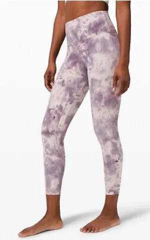 lululemon athletica align‎ Purple Tie-Dye Leggings size 4 thumbnail 1