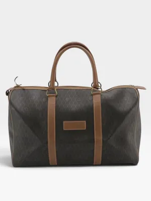 Christian Dior Honeycomb Vintage Boston Duffle Bag with COA thumbnail 2