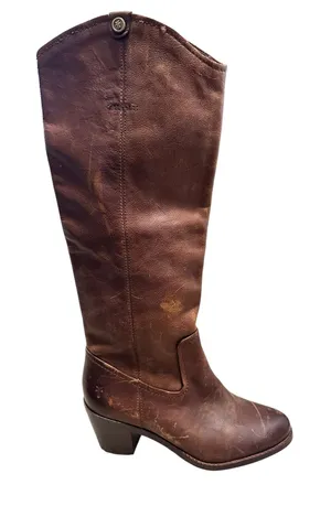 Frye Jolene Pull-On Knee High‎ Boot brown size 6 NEW $378 thumbnail 1