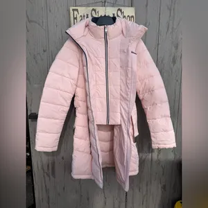 Tommy Hilfiger Women's Light Pink Puffer Jacket thumbnail 2