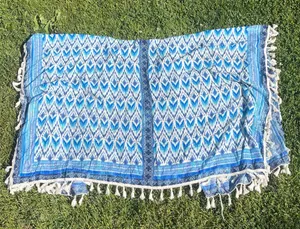 New Blue Tassel Coverup thumbnail 3