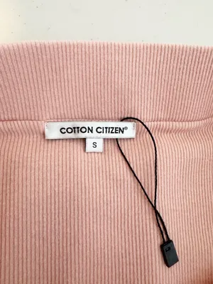 Cotton Citizen Melbourne Midi Skirt Small Pink Side Slit Night Out Minimalist thumbnail 6