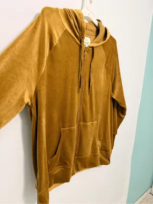 OFFLINE by Aerie Velour Full-Zip Hoodie jacket XL thumbnail 11