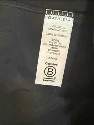 Athleta Black High-Rise Cropped Leggings with Ruched Calf thumbnail 7