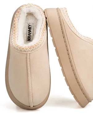 Walmart Cozy Platform Fuzzy Slippers for Women & Men thumbnail 2