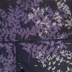 Women’s Aerie Ankle Leggings Floral Purple Size M thumbnail 2