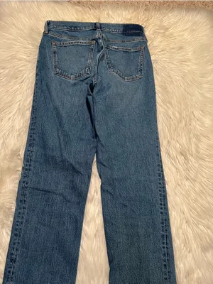 Abercrombie & Fitch Womenm Size 26/2 Long The 90's Straight Mid Rise Jean Medium thumbnail 8