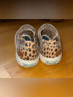 Women's Blowfish Slip-On Leopard Print Canvas Sneakers thumbnail 4