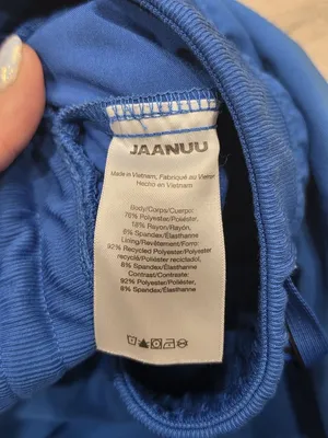 Jaanuu Blue Jogger Scrub Pants Large Tall LT nurse doctor thumbnail 7