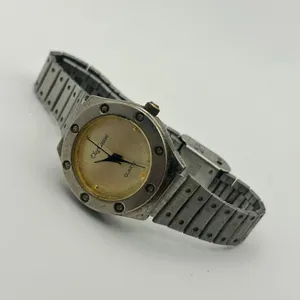 Vintage Oleg Cassini Silver-tone Women’s Quartz Watch Working New Battery thumbnail 5