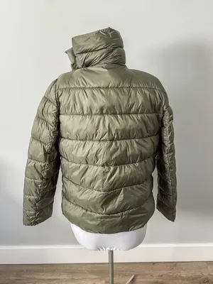 Tahari Olive Green Puffer Coat thumbnail 11