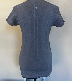 Swiftly Tech Short Sleeve Navy Grey, Black Trim Bottom thumbnail 3