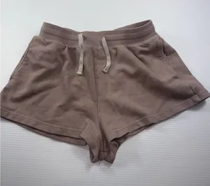 YoungLA Women's Draw String Sweat Shorts Light Pink XL 1.5" Inseam Flawed thumbnail 1