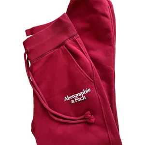 Abercrombie & Fitch Soft Collection Sunday Jogger Sweatpant Dk Red Sz S Pockets thumbnail 2