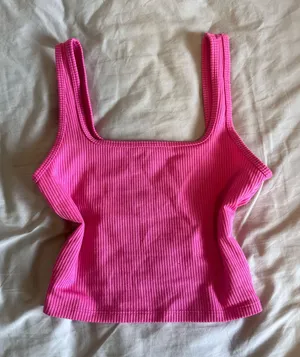 Pink Hollister Cropped Tank thumbnail 1