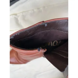 Sam Edelman Womens Brown Leather Ankle Boots Shoes SIze 6.5 SKU 6782 thumbnail 8