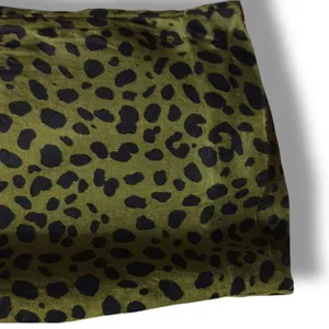 Zara | NWOT Turkey Olive Green Leopard Print High Waist Straight Leg Pants (XS) thumbnail 7