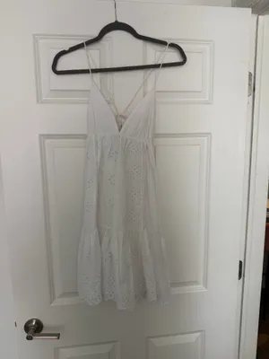 ZARA White Summer Dress thumbnail 2
