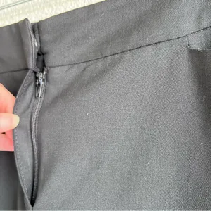 Club Monaco Women's‎ Wool Blend Black Back Pleated Pencil Skirt thumbnail 3