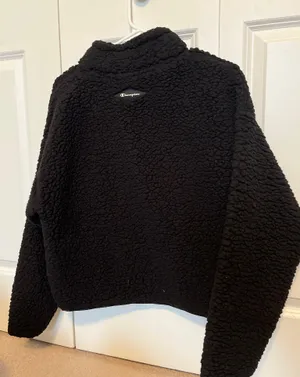 Champion Black Sherpa Quarter Zip thumbnail 4