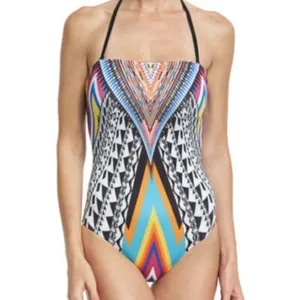 NWT!! PILYQ Inca Halter or Strapless One Piece Swimsuit Colorful Vacation Small thumbnail 14