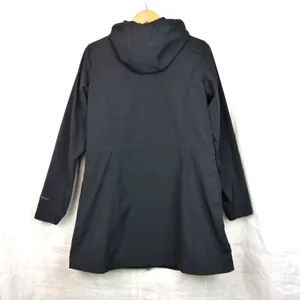 Eddie Bauer Womens Jacket L Charcoal Ripstop Hooded Zip Performance Coat Parka thumbnail 11
