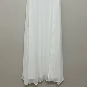 NEW Lulus Radiant Romance White Tie-Strap Maxi Dress Sz Large Wedding Bridal thumbnail 8