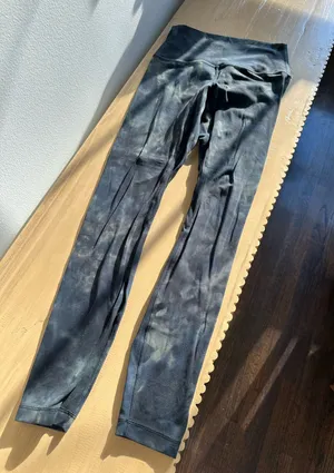 Lululemon Align High-Rise Pant 28" Diamond Dye Graphite Grey Bronze Green 6 thumbnail 1