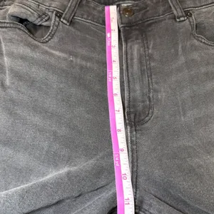American Eagle Womens Size 8 Mom Jean Black Denim High Rise Stretch Casual thumbnail 11