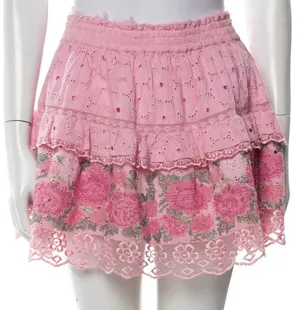 LoveShackFancy Mini skirt thumbnail 1