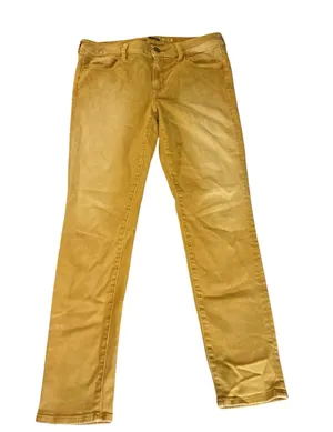 American Eagle Outfitters Women's Tan Denim Jegging Super Stretch Button Zip thumbnail 1